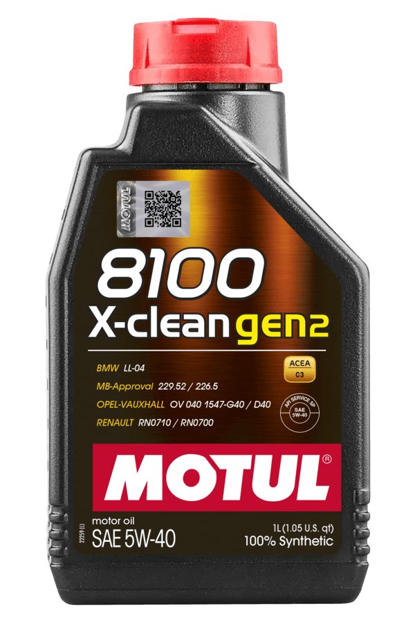 8100 X-CLEAN GEN2 5W-40 12X1L