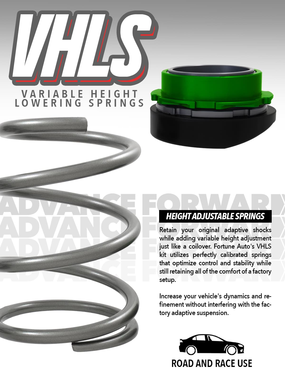 Toyota Supra (A90) Variable Height Lowering Spring Kit