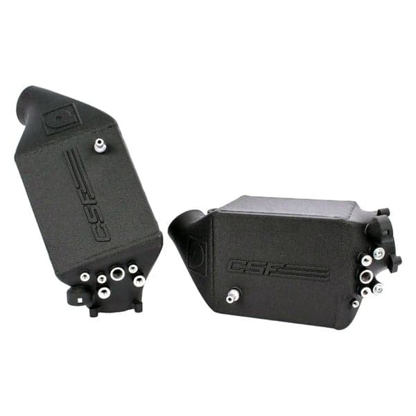 BMW F1X M5 & M6 - Twin Charge-Air-Cooler set in crinkle black finish