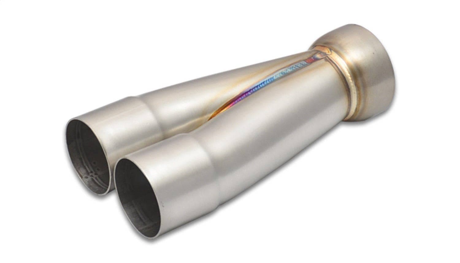 2-1 Merge Collector, 2.25" Inlet I.D. x 3" Outlet O.D., 8.75" Overall Length