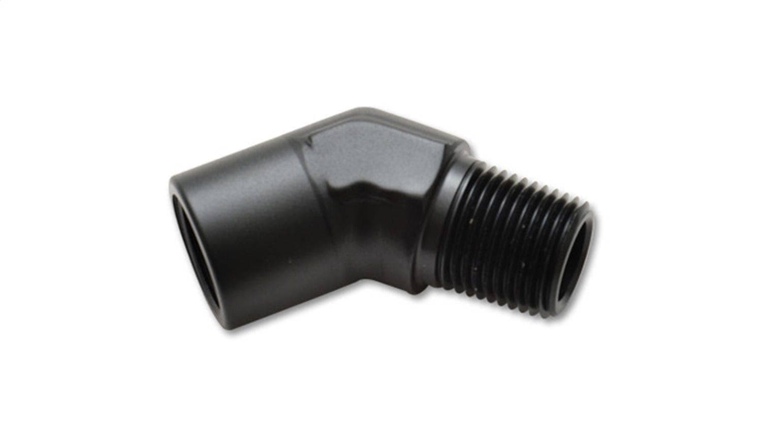 45 Degree Female to Male Pipe Adapter Fitting; Size: 1/8" NPT