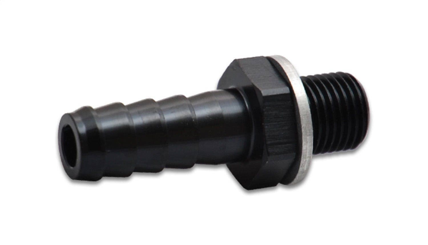 Metric to Barb Fitting (Male M10 x 1.0 to 5/16" Barb) Aluminum