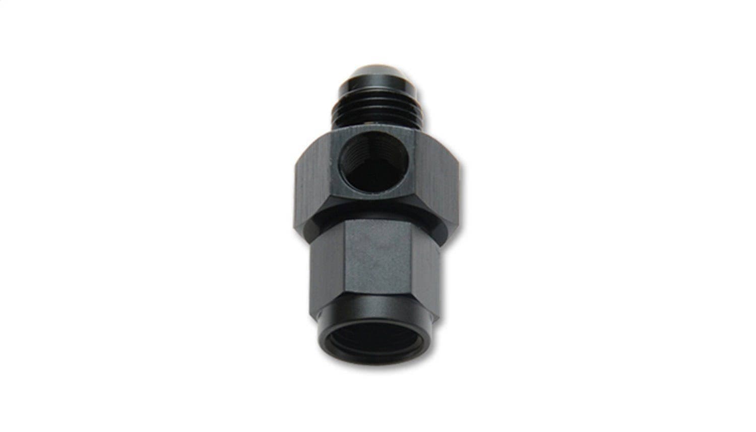 Female AN to Male AN Flare Union Adapter with 1/8" NPT Port; Size: -8AN