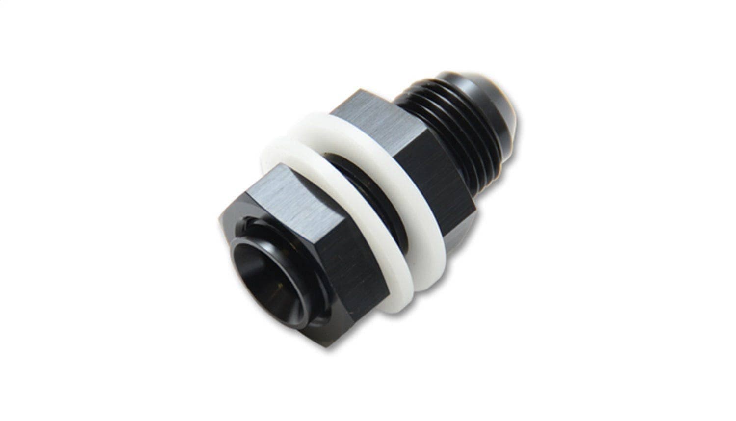 Fuel Cell Bulkhead Adapter Fitting; Size: -6AN; (With 2 PTFE Crush Washers & Nut)