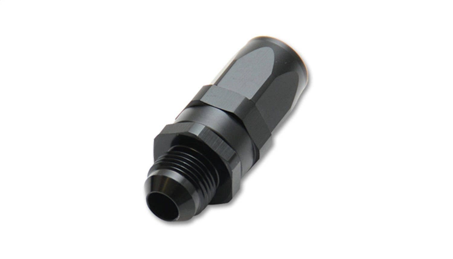Male AN Flare Straight Hose End Fitting;  Hose Size: -6AN;  Male Flare: -6AN