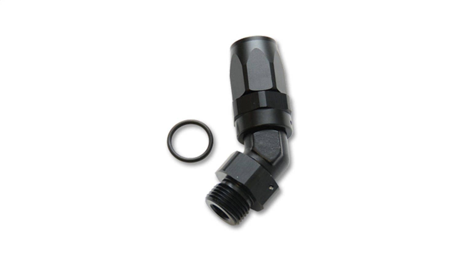 Male Hose End Fitting, 45 Degree; Size: -10AN; Thread: (10) 7/8"-14