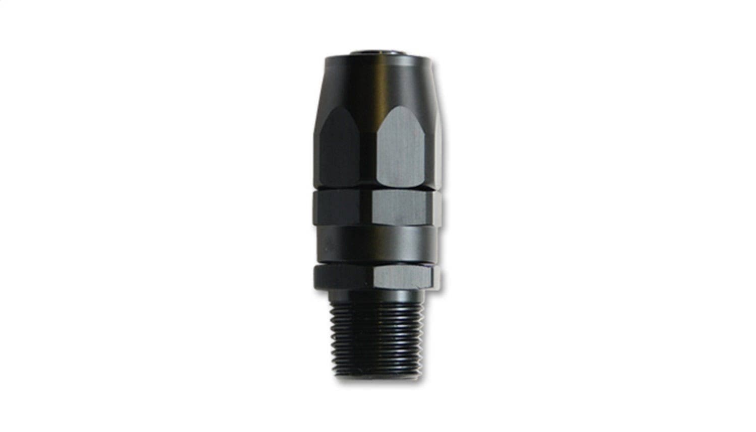 Male Straight Hose End Fitting;  Size: -10AN;  Pipe Thread 1/2" NPT