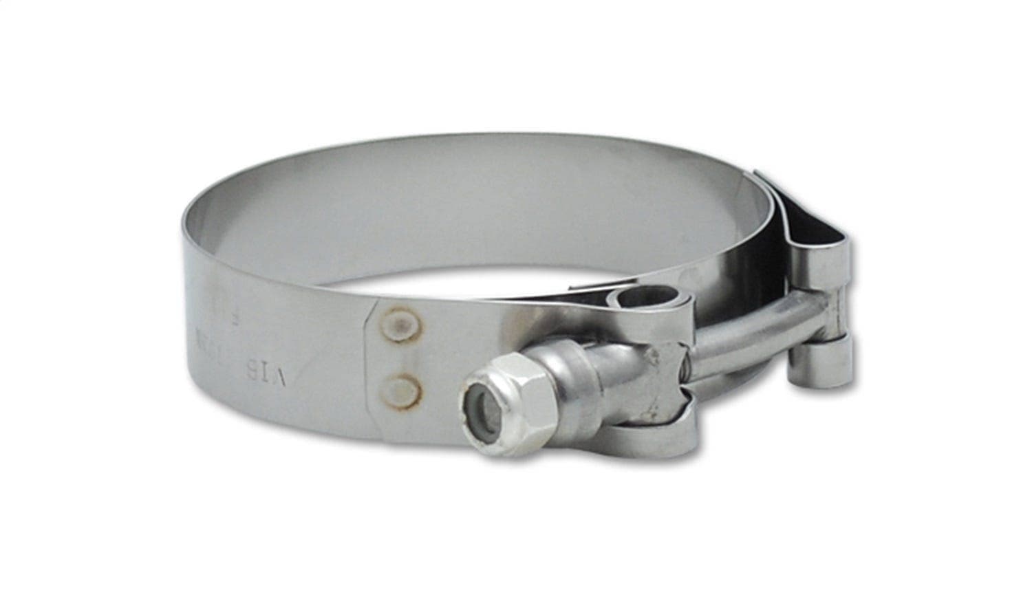 Stainless Steel T-Bolt Clamps (Pack of 2) - Clamp Range: 3.78"-4.01"