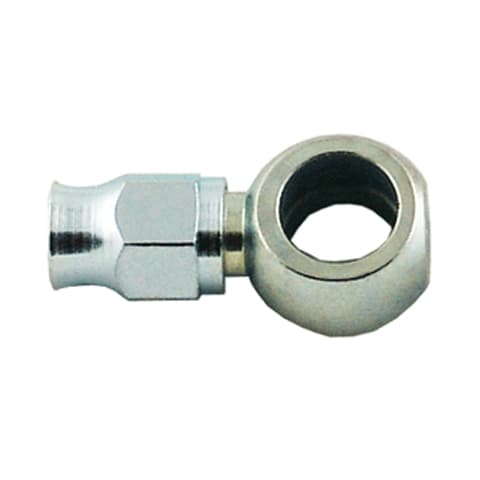 Banjo Hose End Non Swivel -03 x 10MM Straight Short Stainless