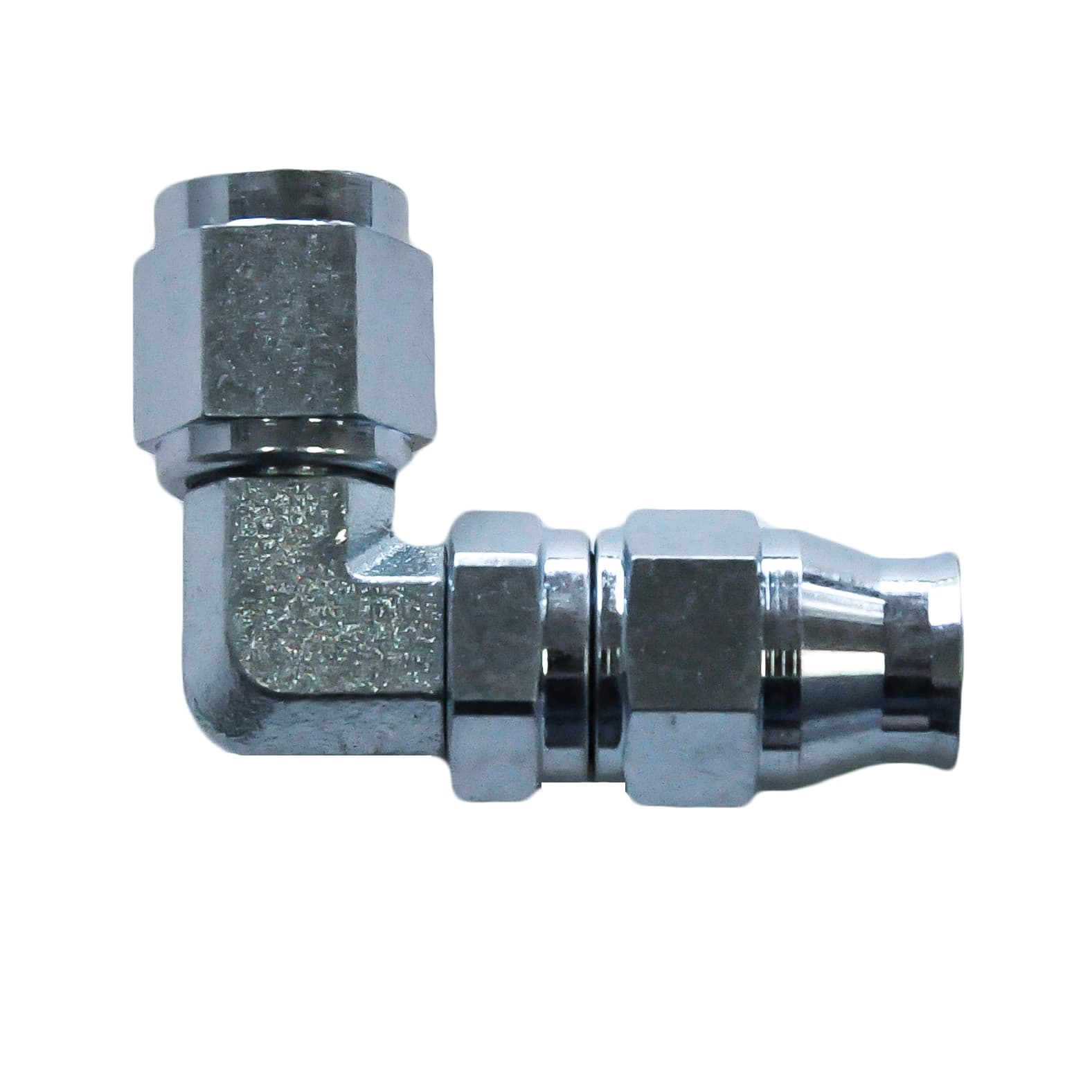 Reusable PTFE Hose End -04 x 90° Forged Steel