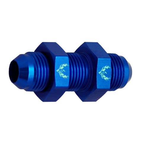 Straight Bulkhead Flare Union -08