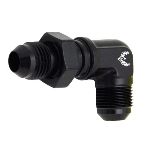 90° Bulkhead Flare Union -16