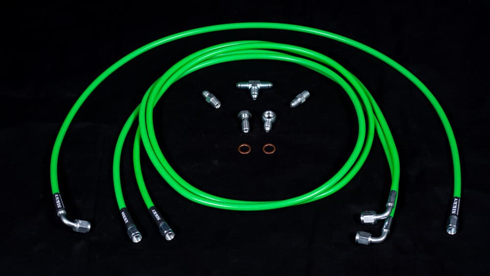 FRS/BRZ Dual Caliper Line Kit for hidden Handbrake setup