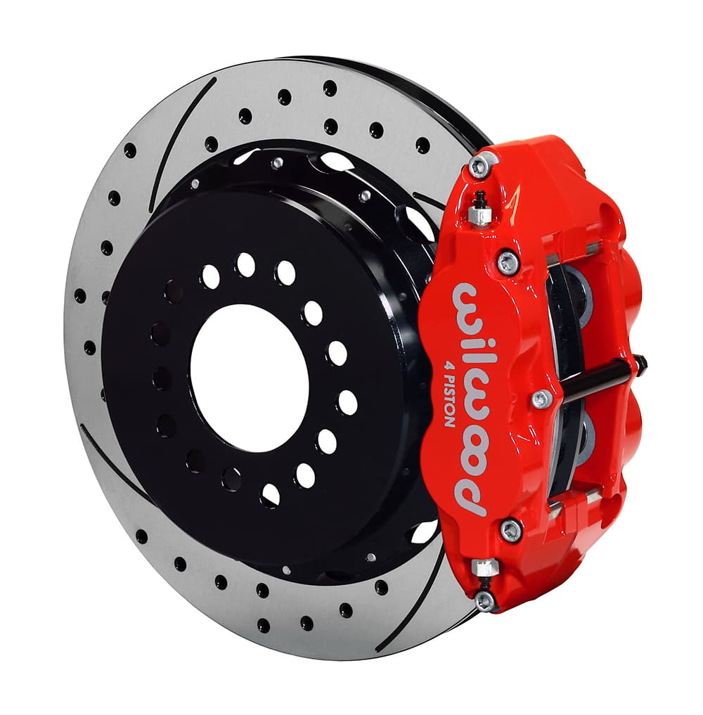 FNSL4R Rear P-Brk Kit,12.88", Drilled, Red