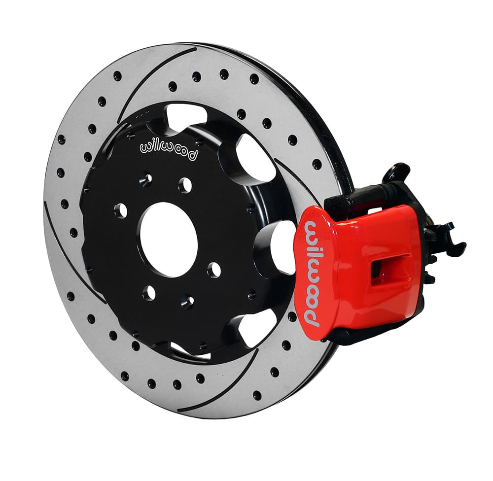CPB Rear Kit, 12.19", Drilled, Red