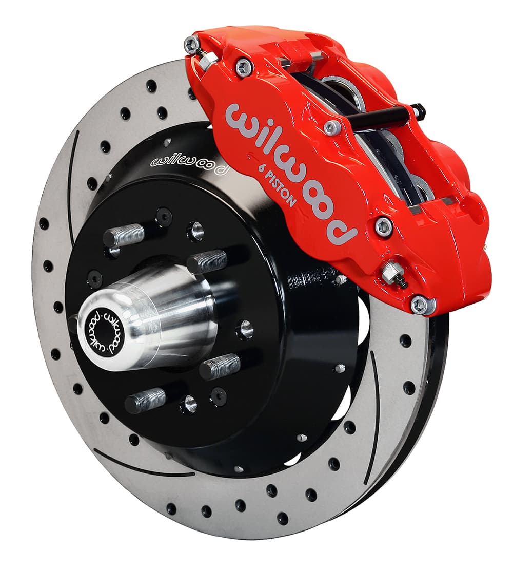 FNSL6R Front Hub Kit,12.88", Drilled, Red