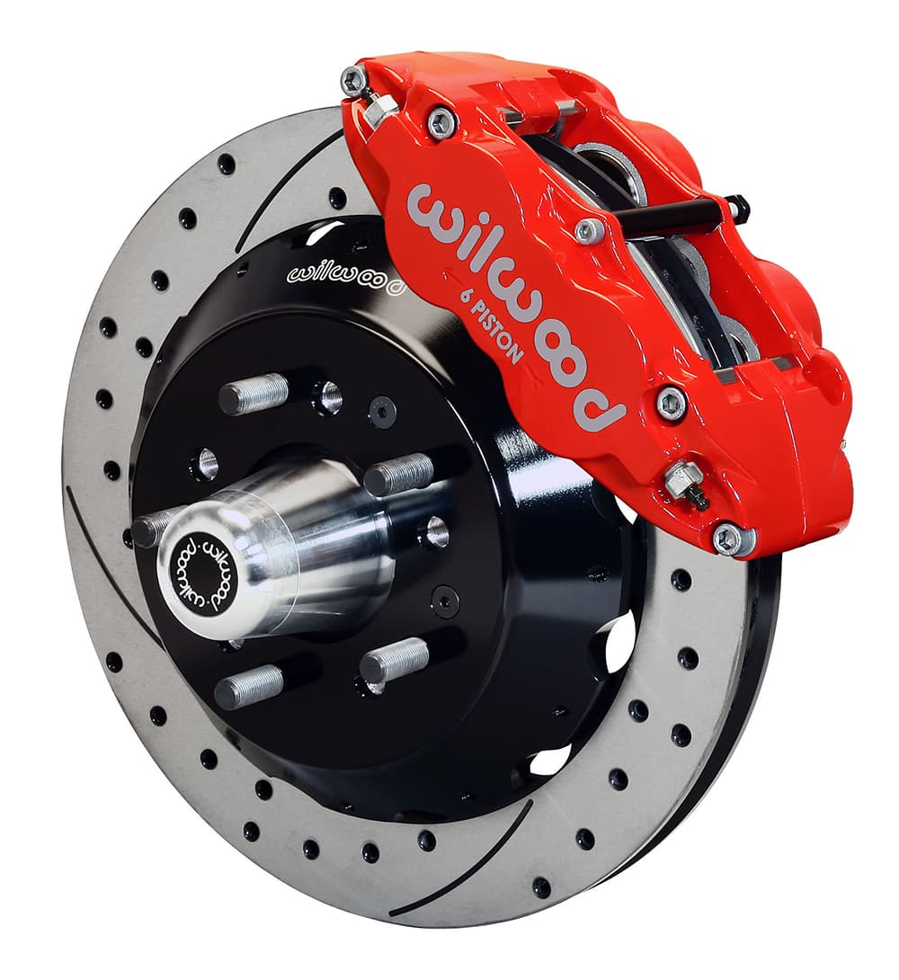 FNSL6R Front Hub Kit,12.88", Drill, Red