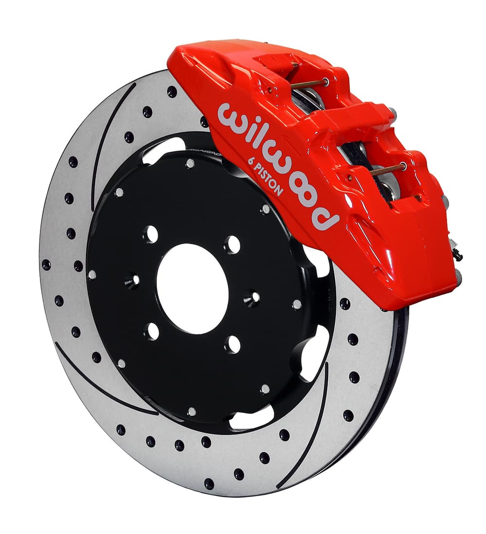 DP6A Front Hat Kit,12.19", Drilled,Red