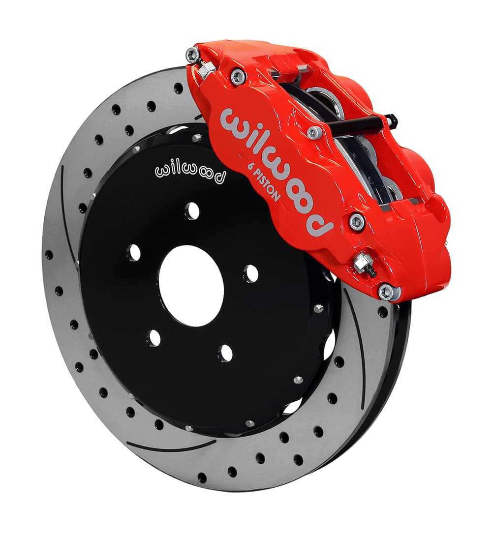FNSL6R Front Hat Kit,12.88", Drilled, Red