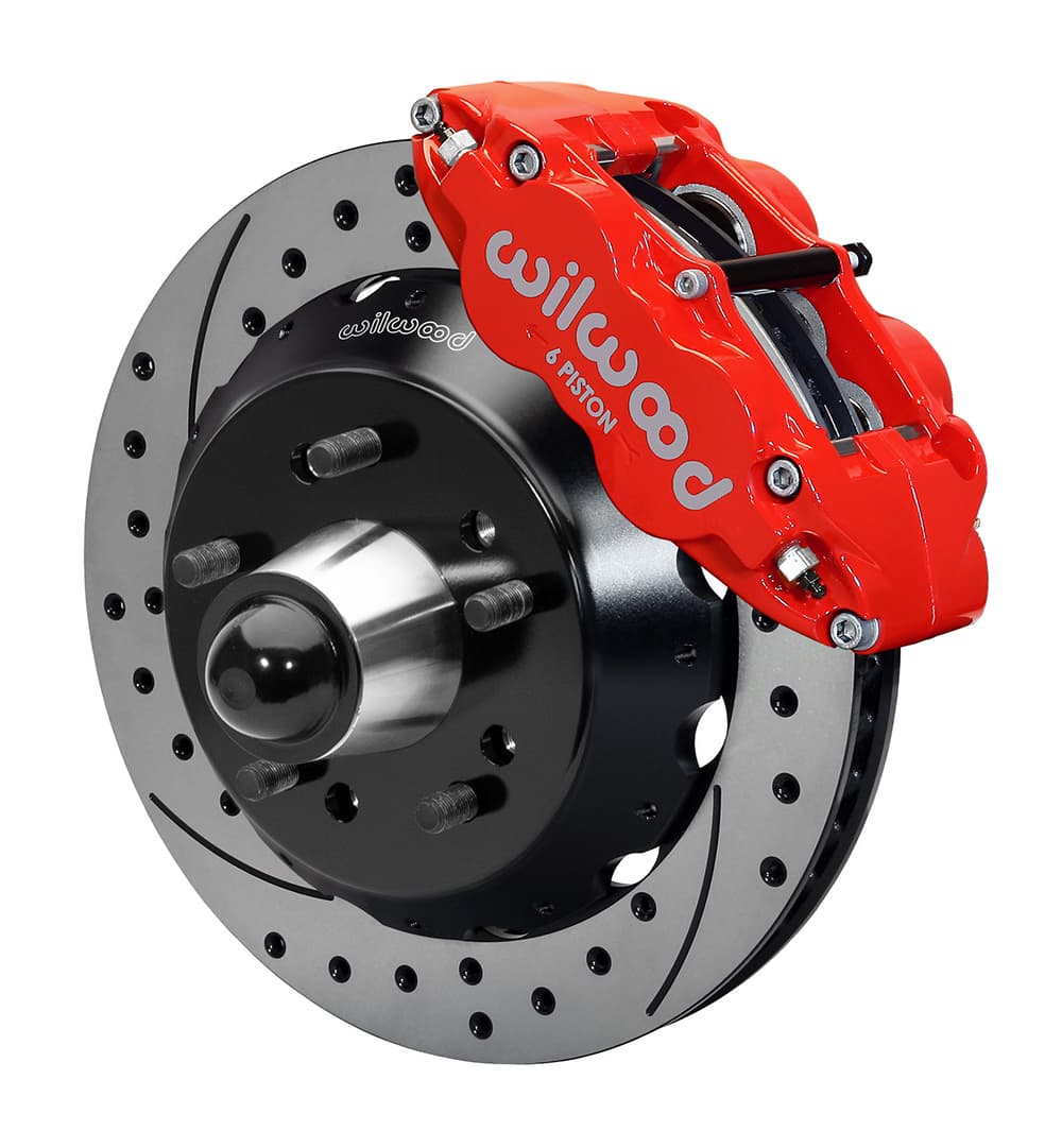 FNSL6R Front Hub Kit,13.06", Drill, Red