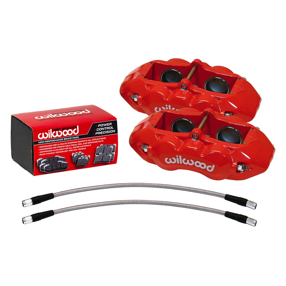 D8-4 Front Caliper Kit,Red