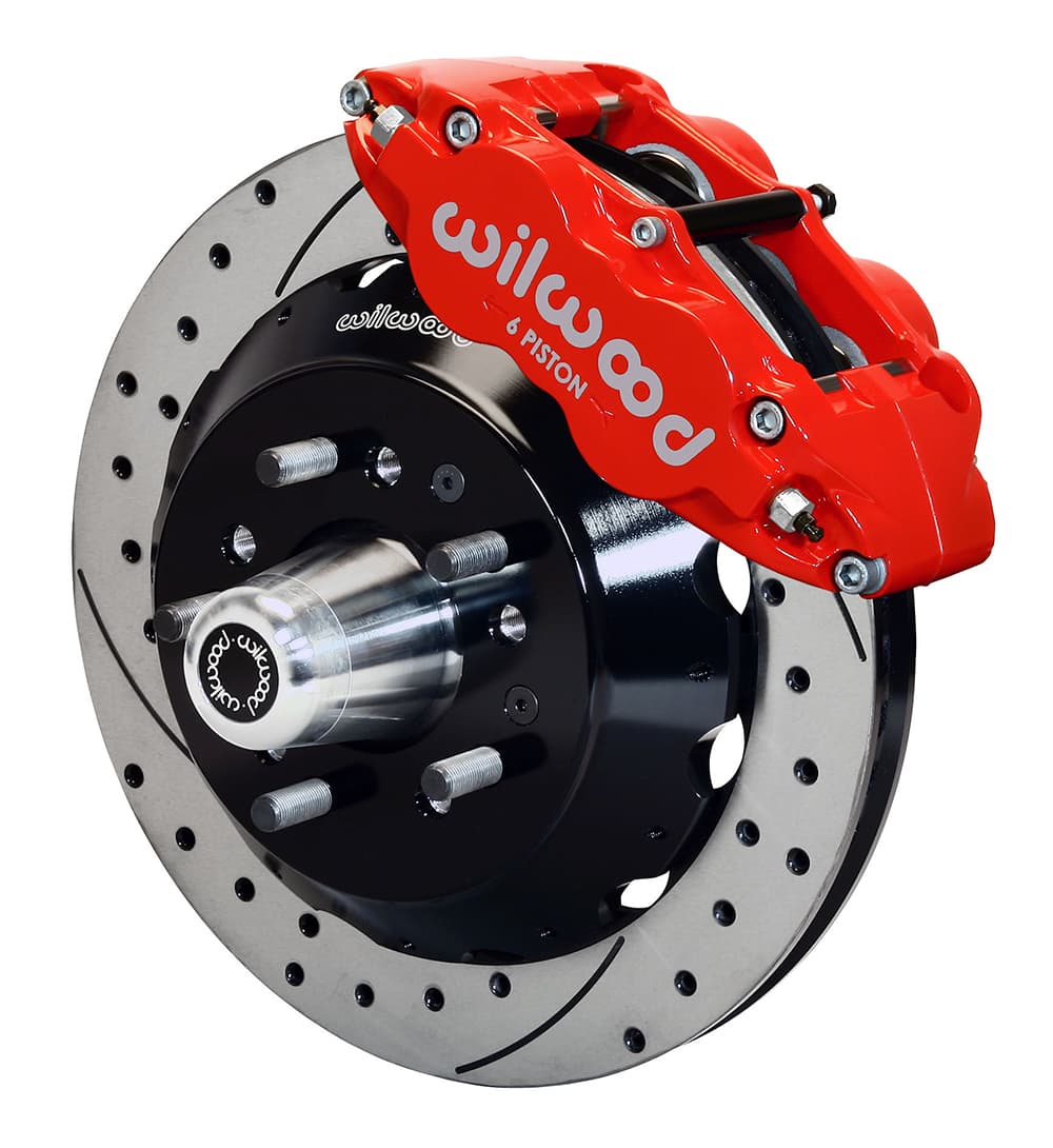 FNSL6R Front Hub Kit,12.88",Drilled, Red