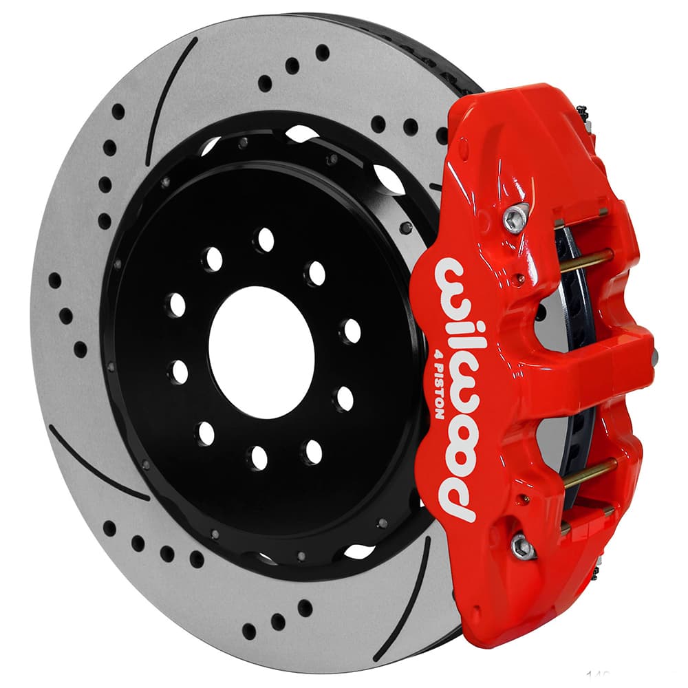 AERO4 Rear Kit,14.00", Drilled, Red