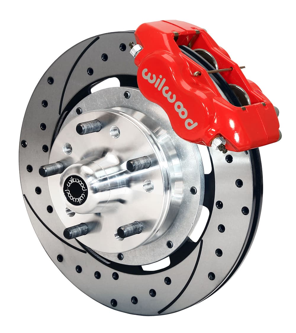 FDLI Front Kit,12.19", Drilled, Red