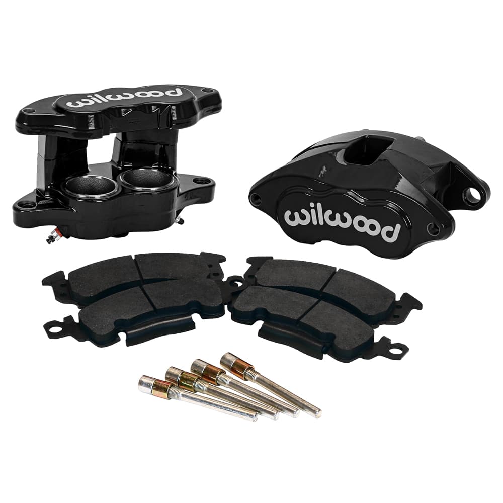D52 Front Caliper Kit - Black Pwdr