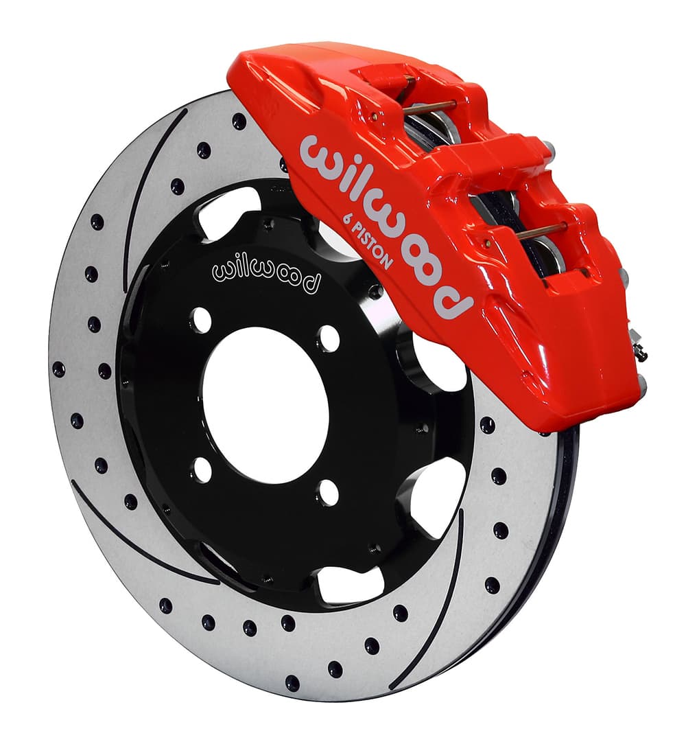 DP6A Front Hat Kit,12.19", Drilled, Red