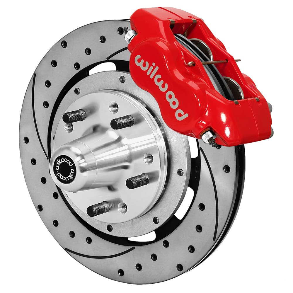 FDLI Front Kit,12.19", Drilled, Red