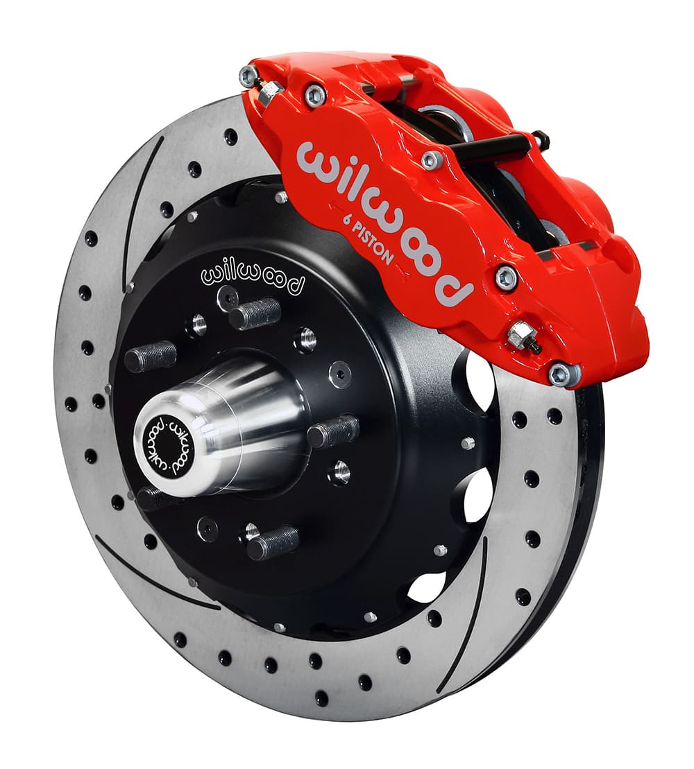 FNSL6R Front Hub Kit,12.88", Drill, Red