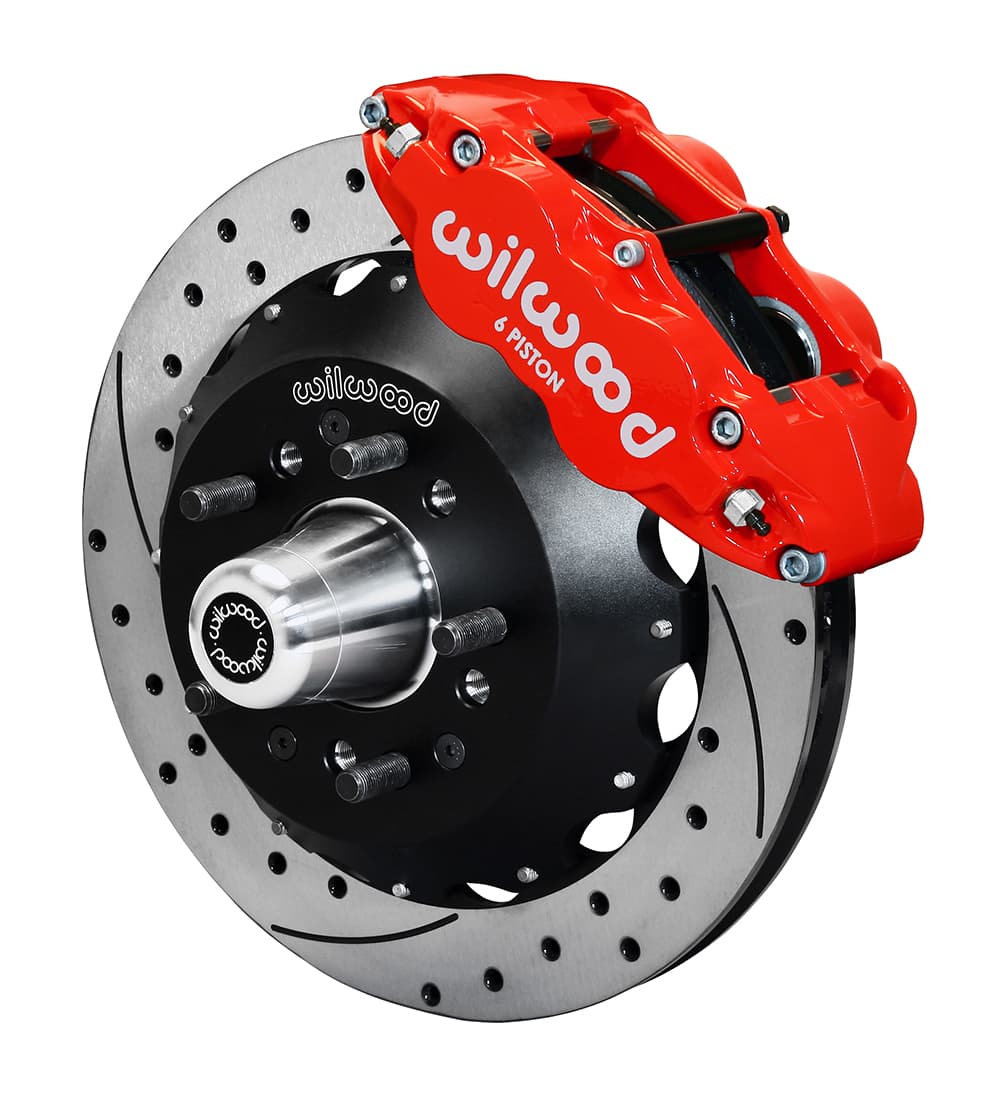 FNSL6R Front Hub Kit,12.88", Drill, Red