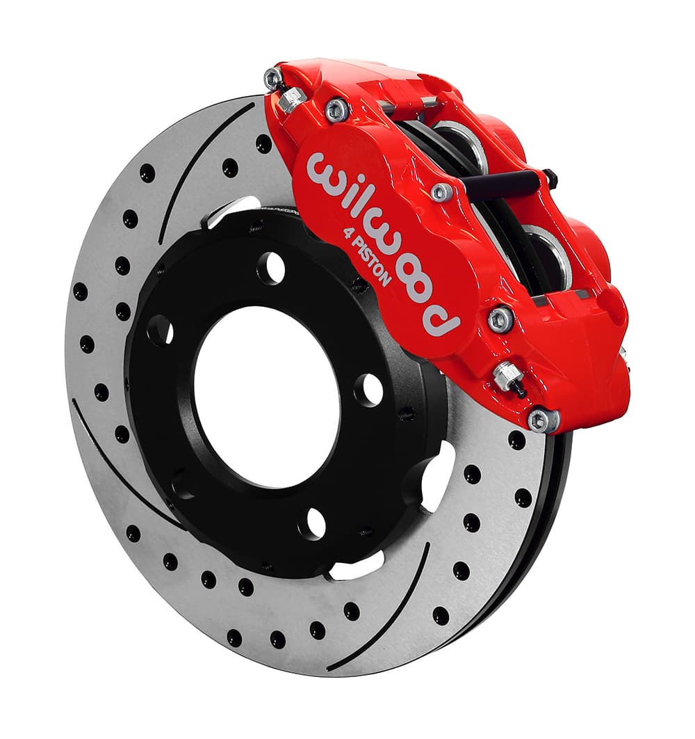 FNSL4R Front Kit,12.19", Drilled, Red