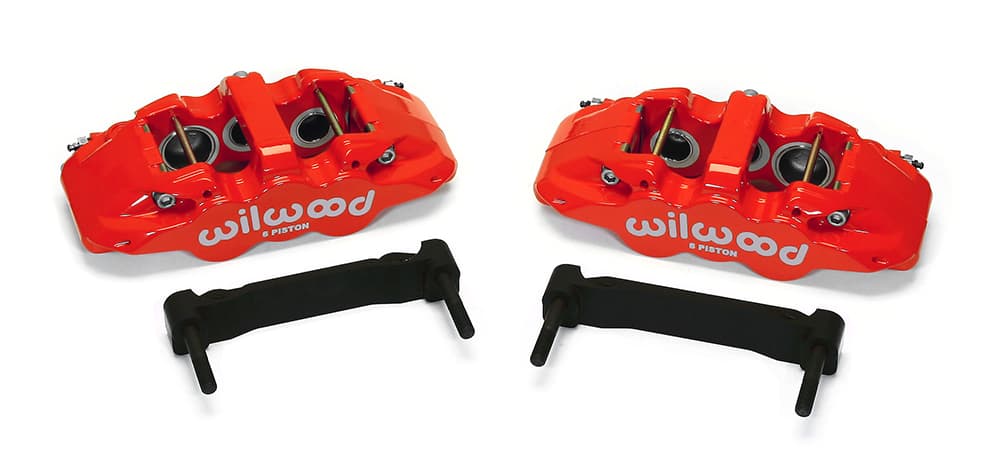 AERO6 Front Caliper & Bracket Kit - Red