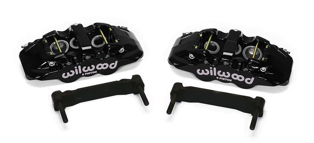 AERO6 Front Caliper & Bracket Kit - Black