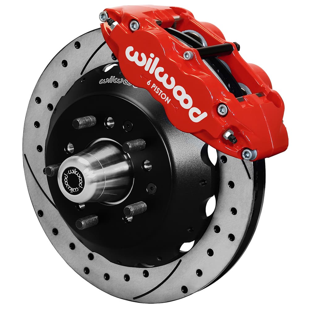 FNSL6R Front Hub Kit,12.88", Drill, Red