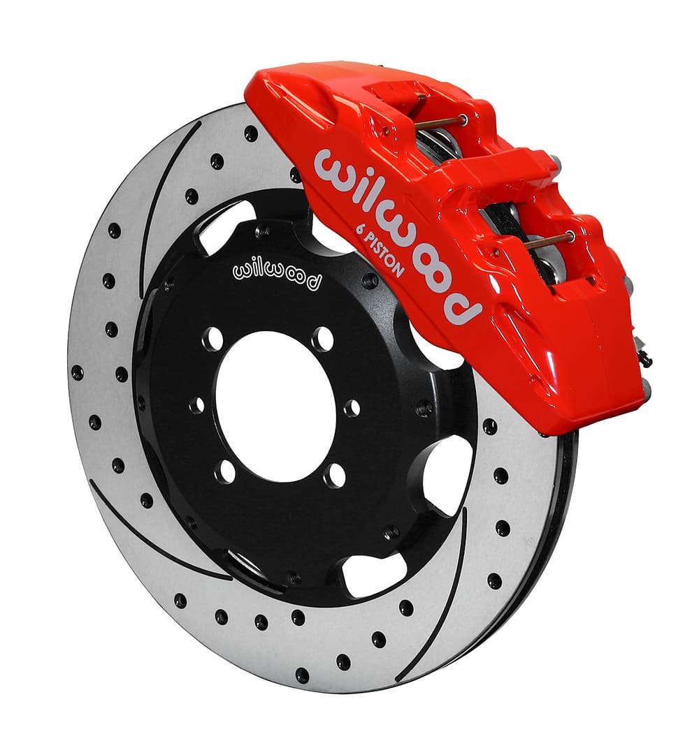 DP6A Front Hat Kit,12.19", Drilled, Red
