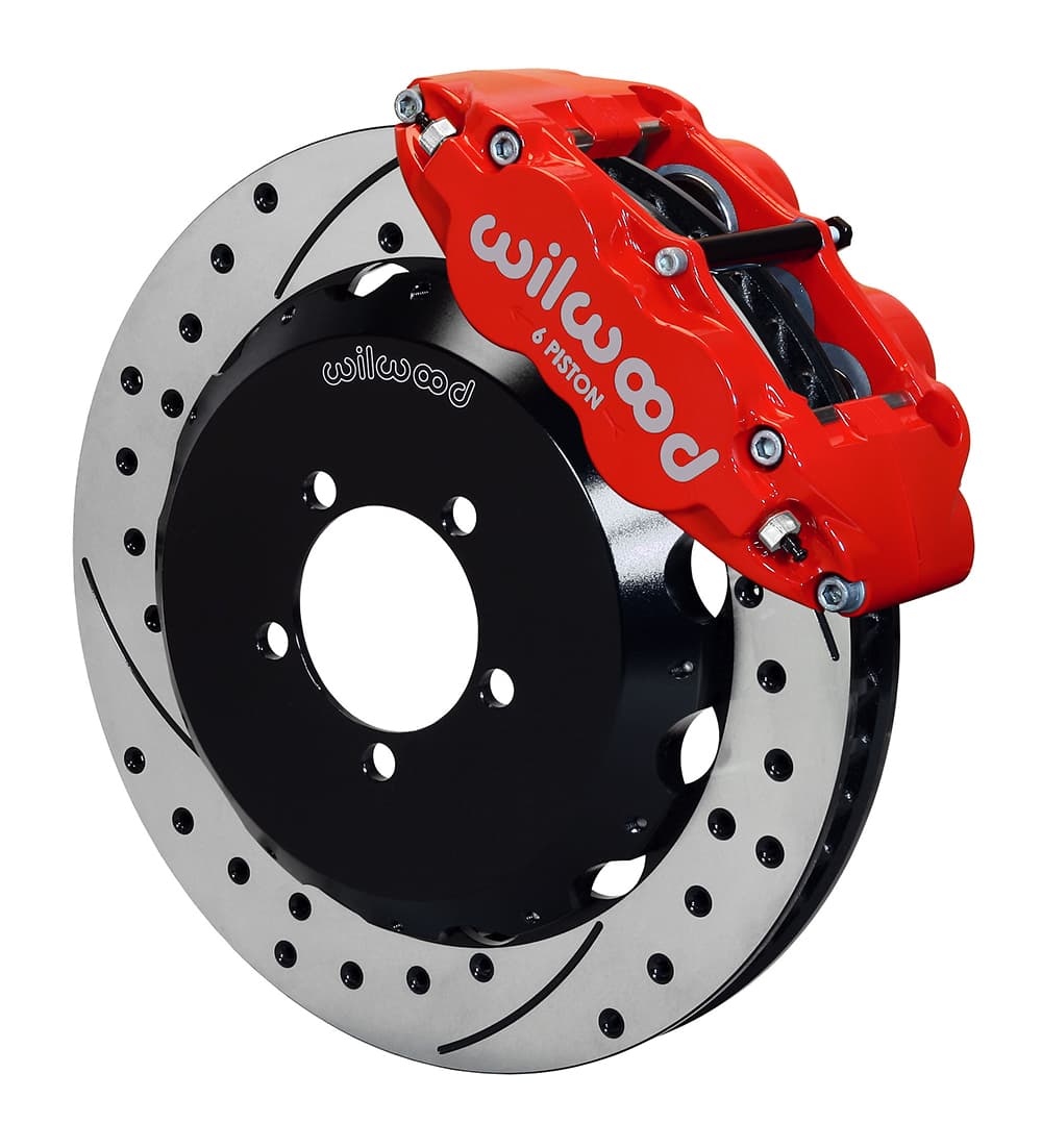 FNSL6R Front Hat Kit,13.06",Drilled, Red