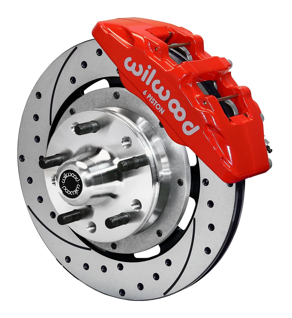 DP6A Front Hub Kit,12.19", Drill, Red