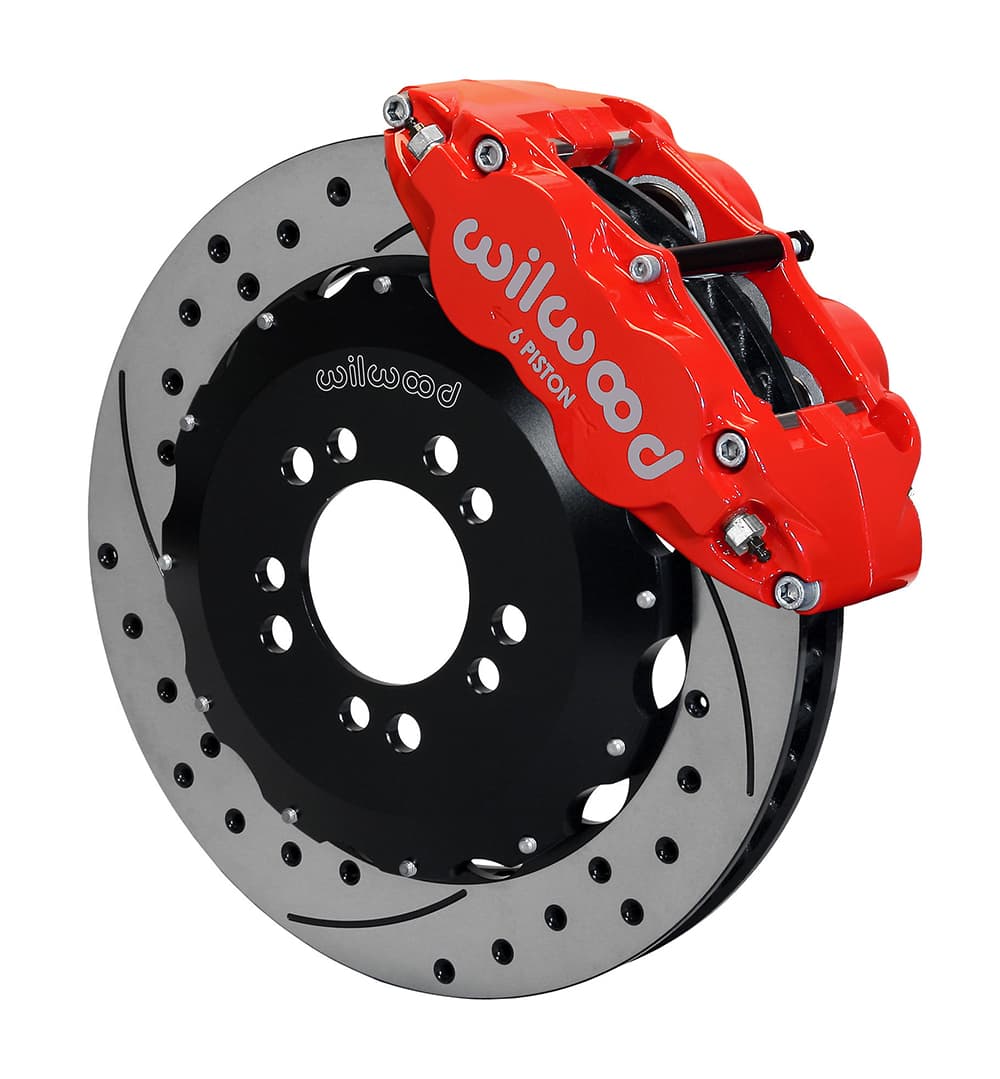 FNSL6R Front Hat Kit,13.06",Drilled, Red