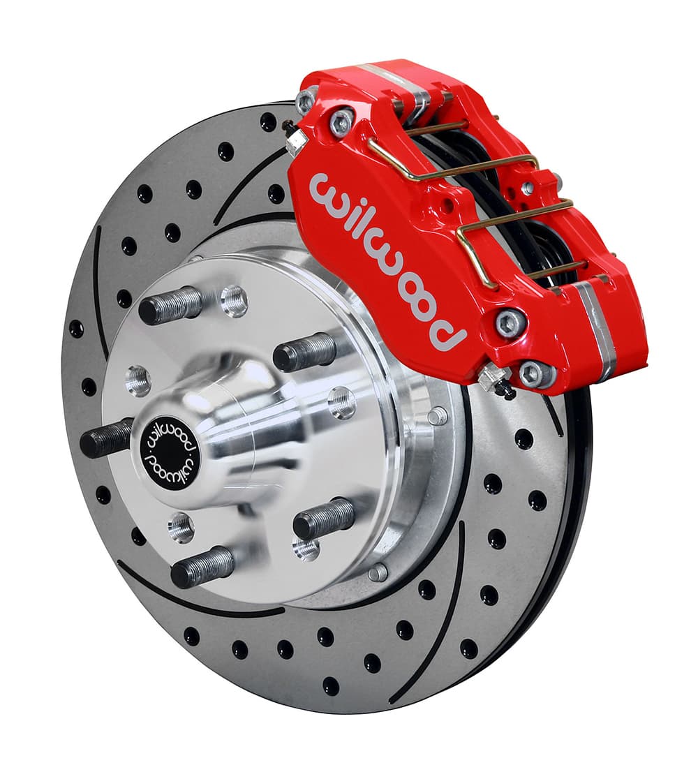 DP-DB Front Kit,11.00", Drilled,Red