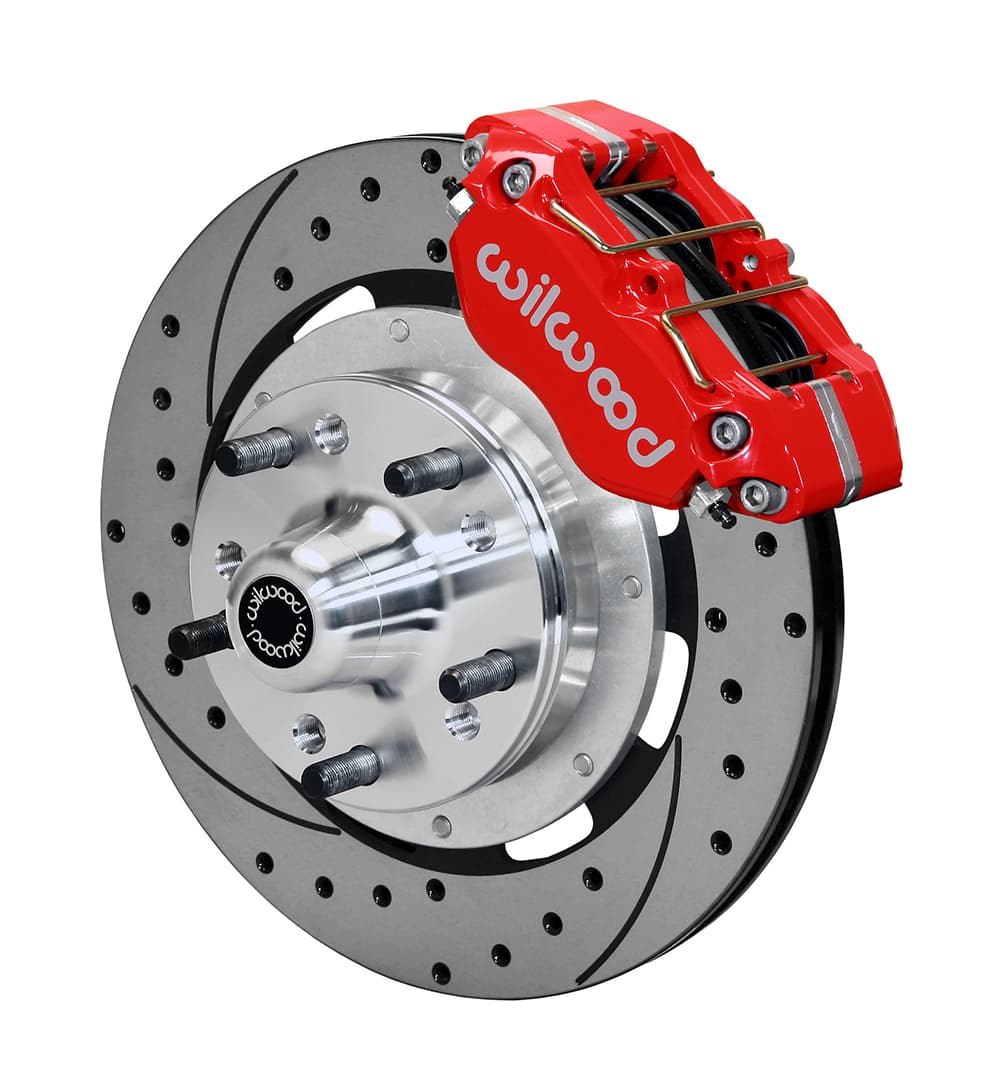 DP-DB Front Kit,12.19", Drilled, Red