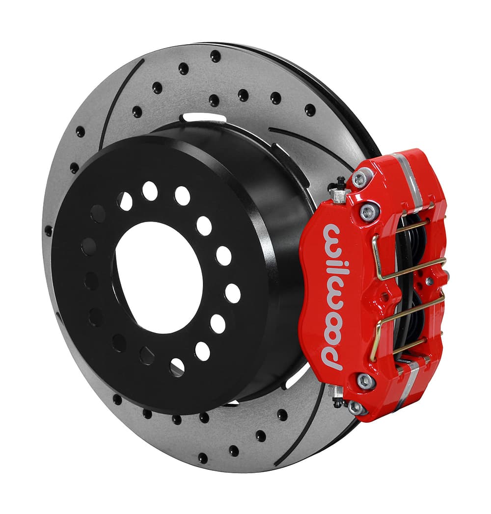DP-DB P/S Park Brake Kit, Drilled, Red