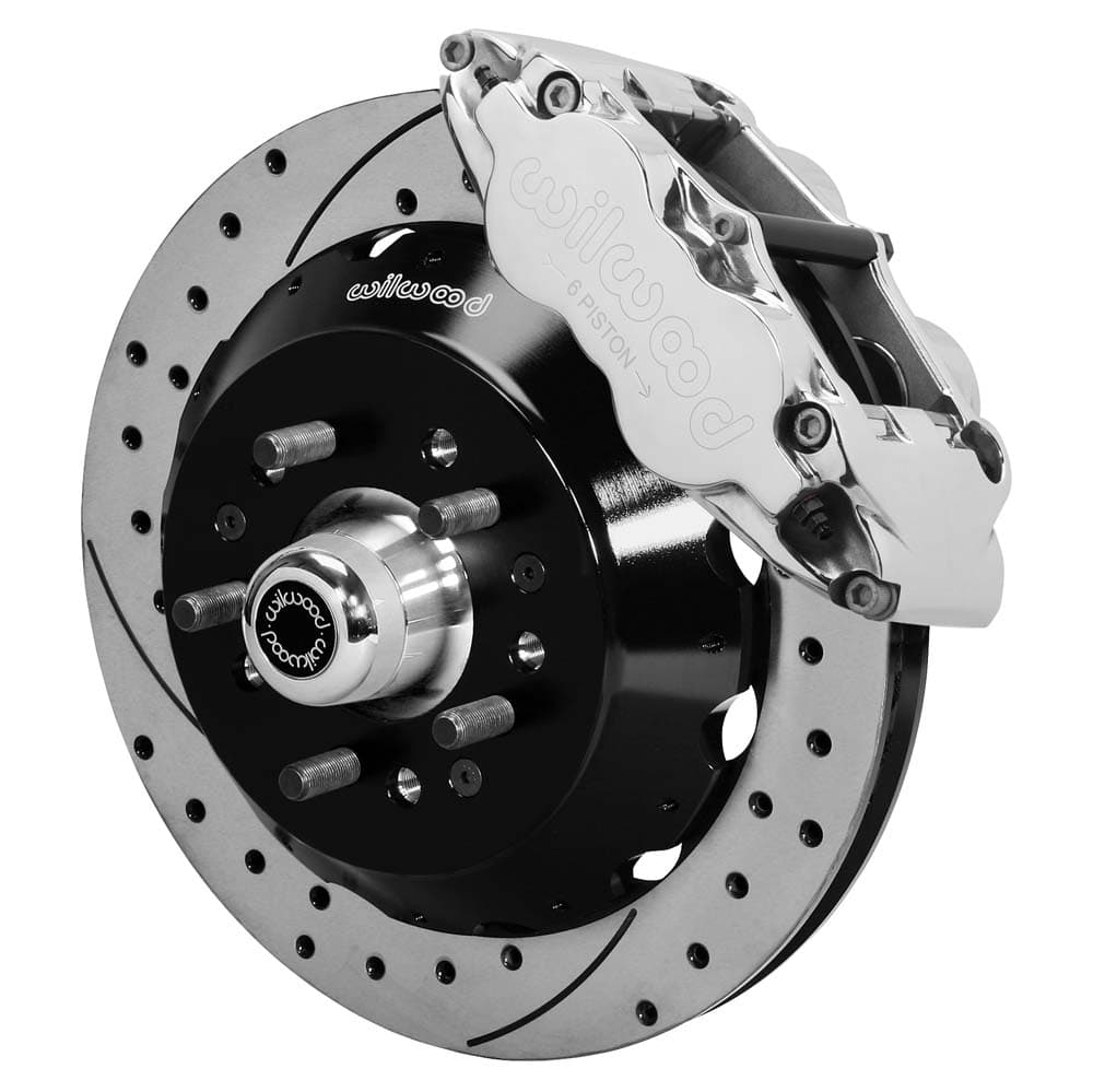 FNSL6R Front Hub Kit,14.00", Drill, Pol