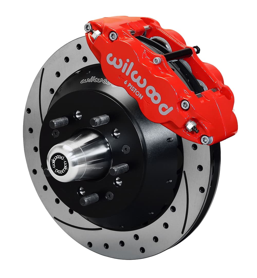FNSL6R Front Hub Kit,12.88", Drill, Red