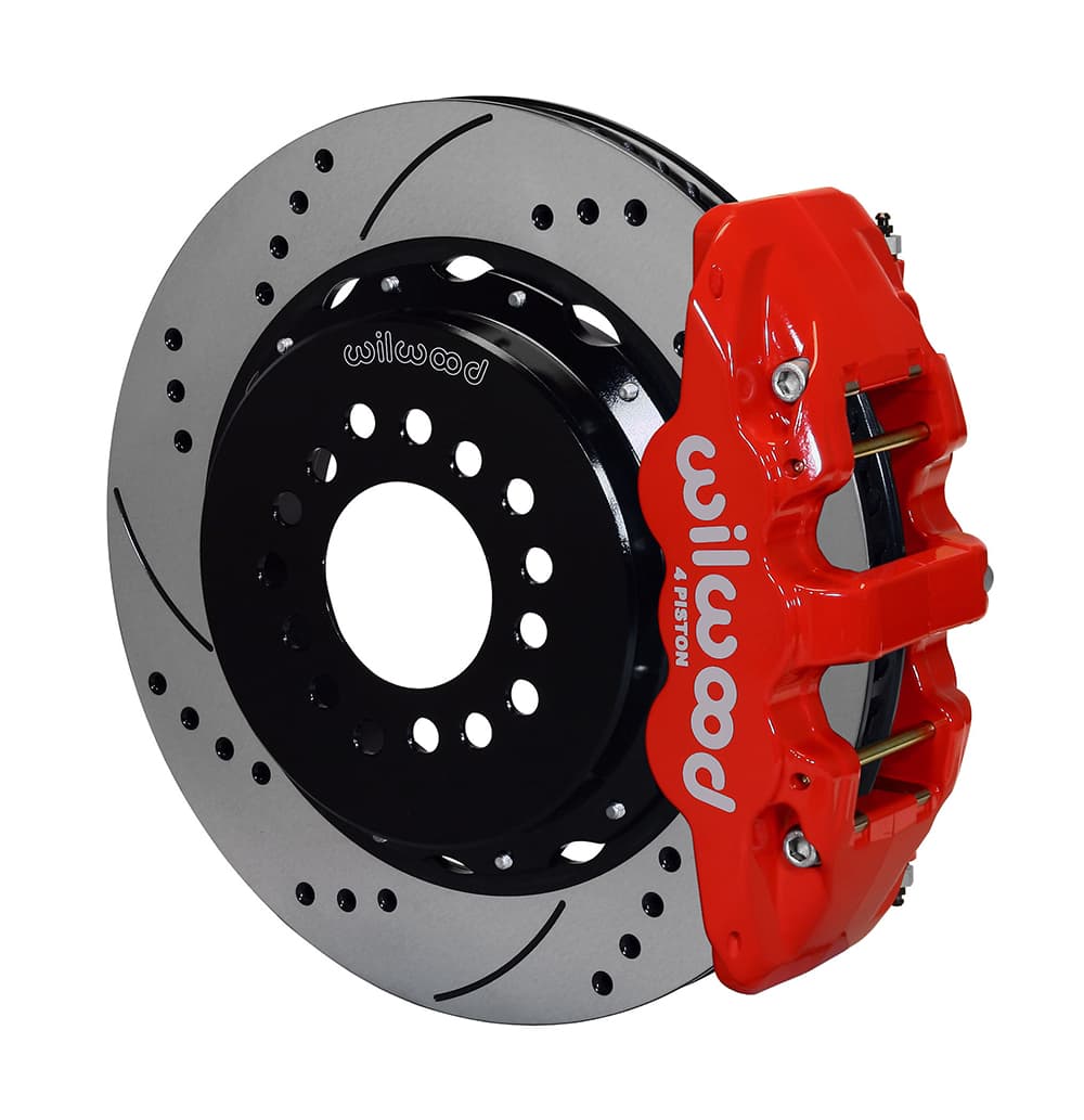 AERO4 Rear Kit,14.00, Drilled, Red