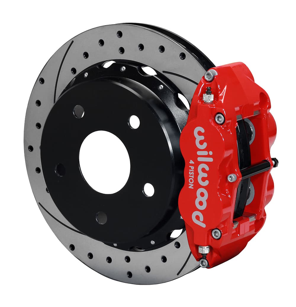 FNSL4R Rear P-Brk Kit,12.88", Drilled, Red