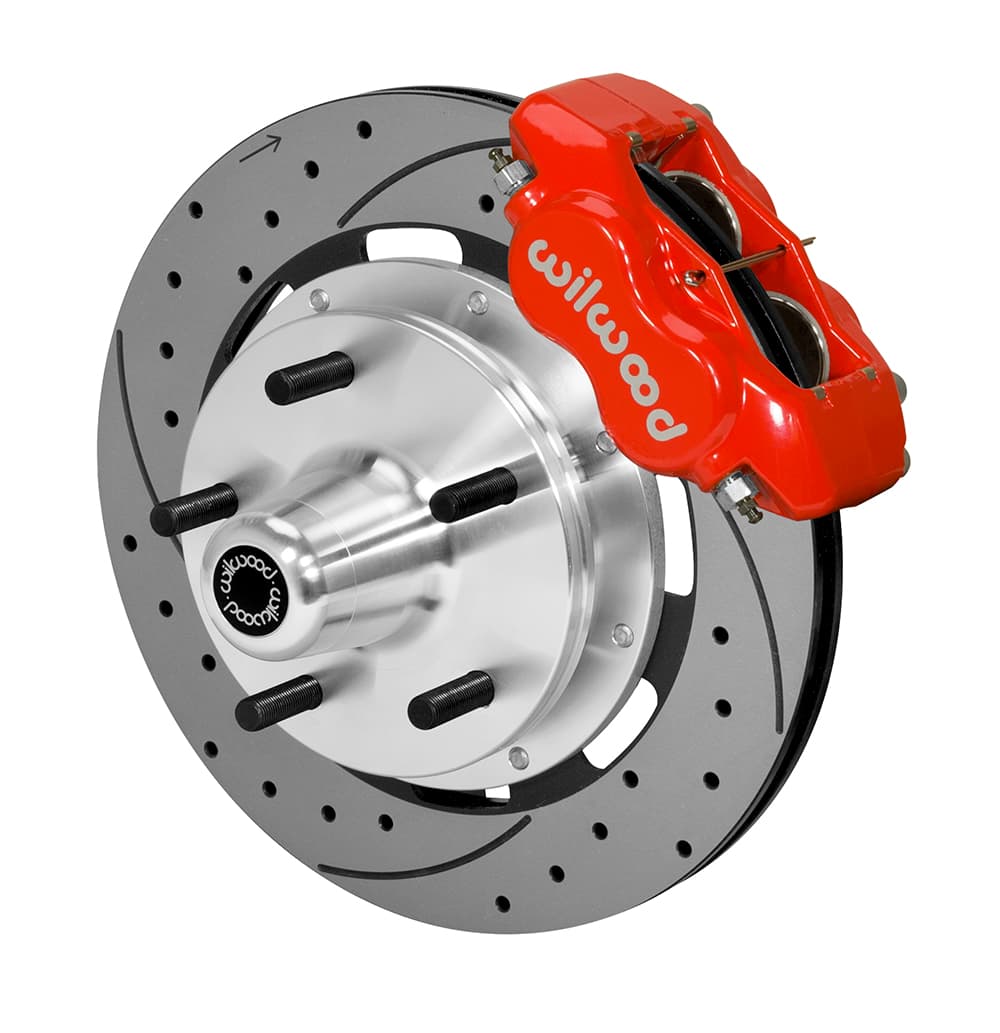 FDLI Front Kit,12.19", Drilled, Red