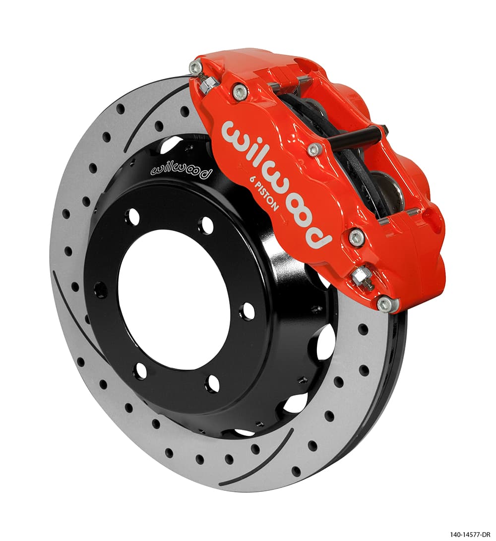 FNSL6R Front Hat Kit,12.88",Drilled, Red